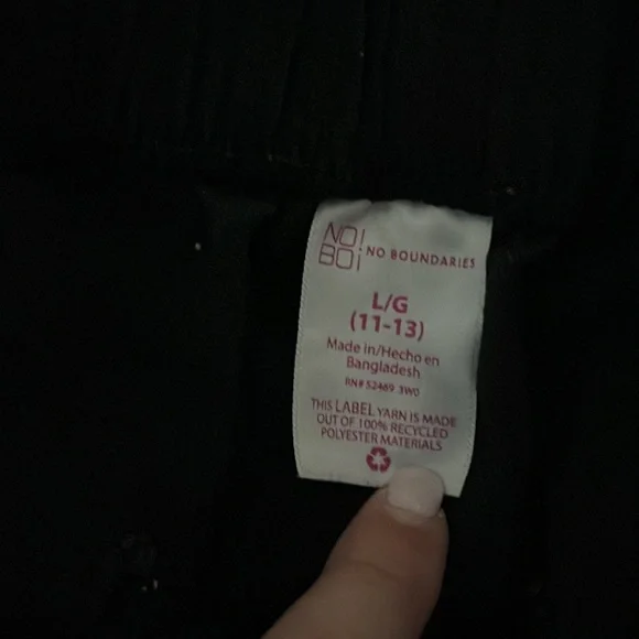 No Boundaries Juniors Paper Bag High Rise Shorts With Relaxed Fit Size L 11-13 - Picture 5 of 5